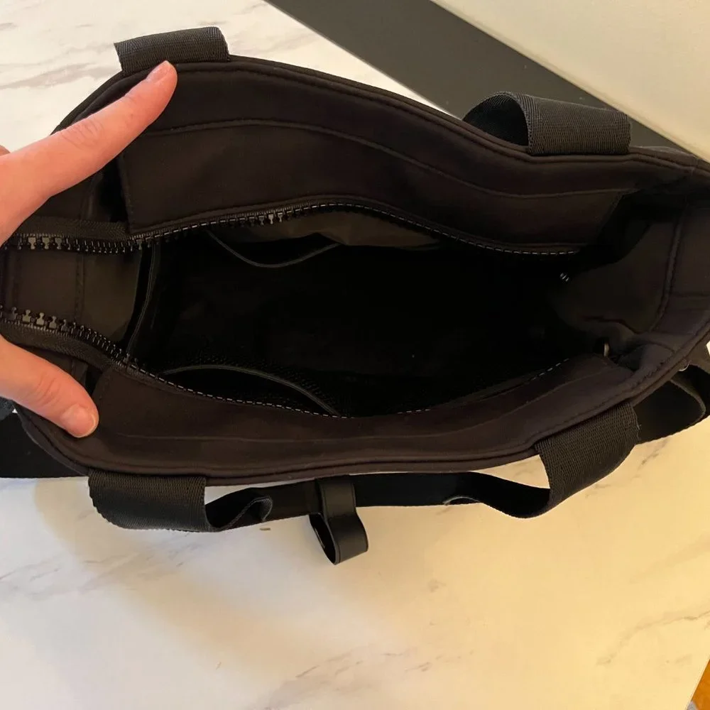 Dagne Dover Black Baby Bag Tote